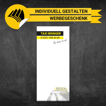 Kellnerblock Taxi - Anton