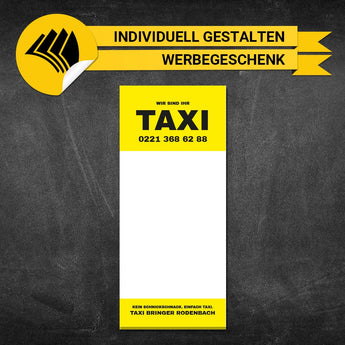 Kellnerblock Taxi - Mario