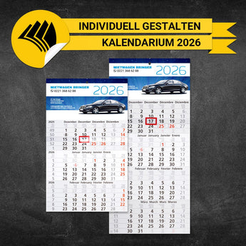 Monatskalender Mietwagen - Gerd