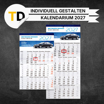 Monatskalender Mietwagen - Gerd
