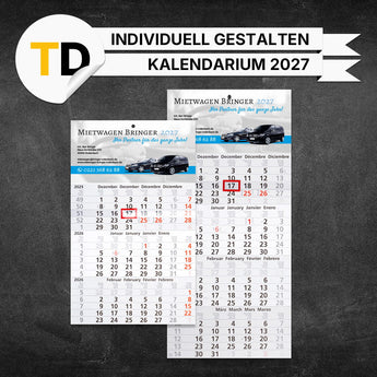 Monatskalender Mietwagen - Reinhard