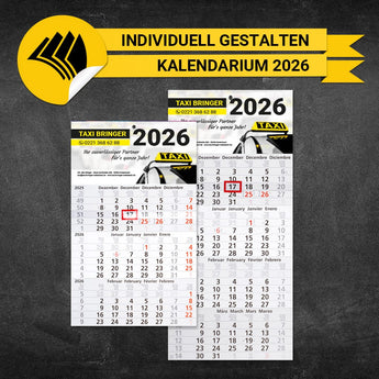 Monatskalender Taxi - Anton