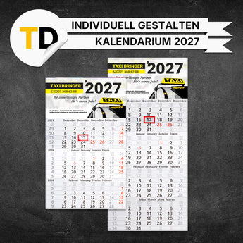 Monatskalender Taxi - Anton