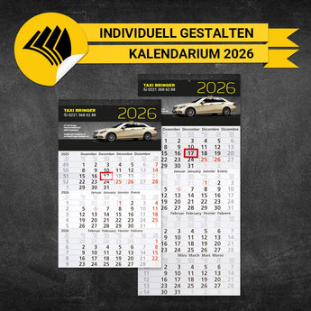 Monatskalender Taxi - Gerd