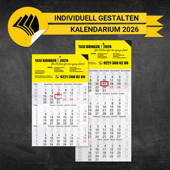 Monatskalender Taxi - Marius