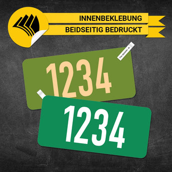 Gebündelter Bedarfsverkehr Ordnungsnummer - Innenbeklebung