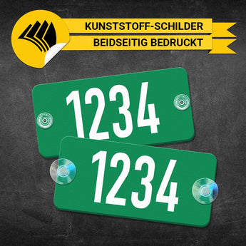 Gebündelter Bedarfsverkehr Ordnungsnummer - Saugnäpfe