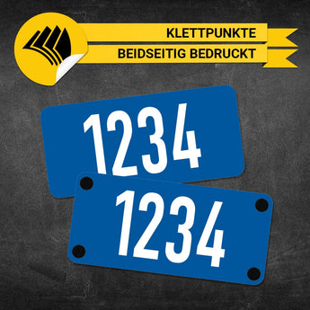 Mietwagen Ordnungsnummer - Klettpunkte