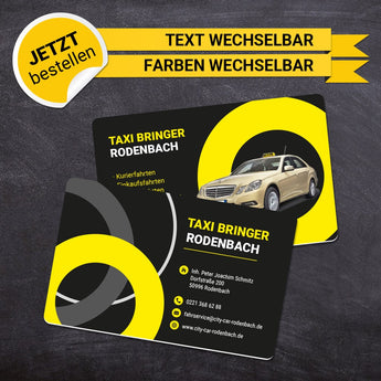 Plastikkarten Taxi - Oskar