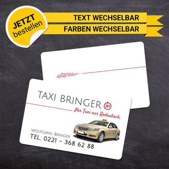 Plastikkarten Taxi - Vera