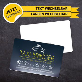 Plastikkarten Taxi - Viktor