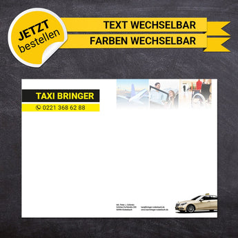 Schreibtischunterlage Taxi - Anton
