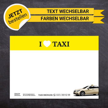 Schreibtischunterlage Taxi - Charlie