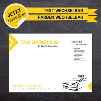 Schreibtischunterlage Taxi - Jonas
