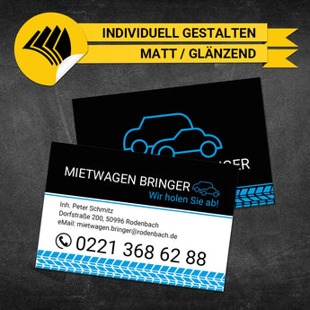 Visitenkarten Mietwagen - Arnold