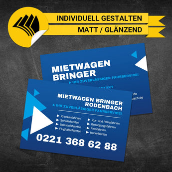 Visitenkarten Mietwagen - Fabian