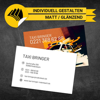 Visitenkarten Taxi - Anthony
