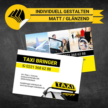 Visitenkarten Taxi - Anton
