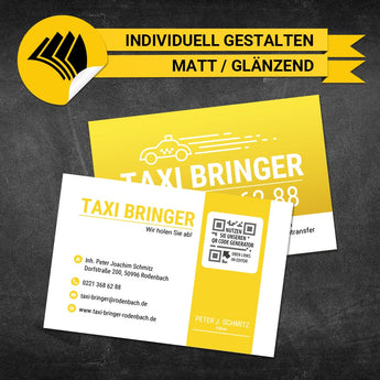 Visitenkarten Taxi - Armin