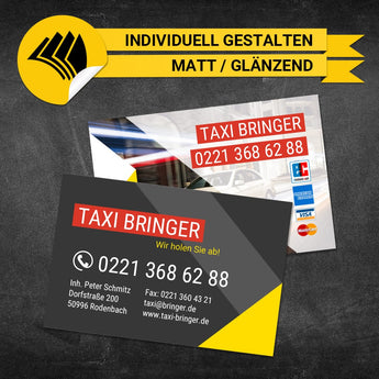 Visitenkarten Taxi - Ben