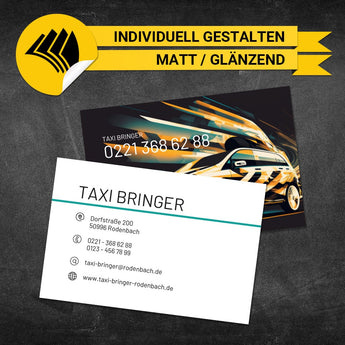 Visitenkarten Taxi - Charles