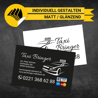 Visitenkarten Taxi - Feo