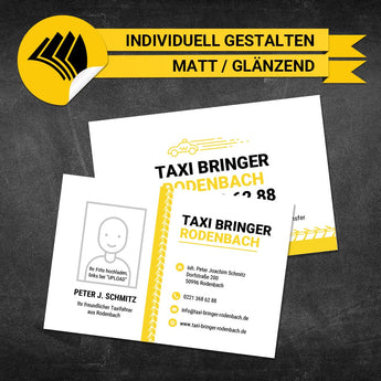 Visitenkarten Taxi - Fred