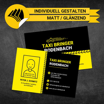 Visitenkarten Taxi - Frederick