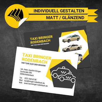 Visitenkarten Taxi - Joachim