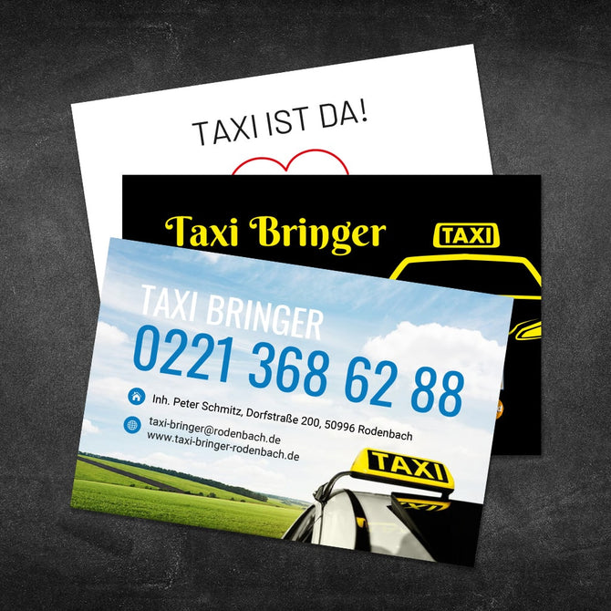 Visitenkarten Taxi Kategoriebild