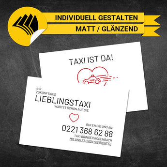 Visitenkarten Taxi - Lotti