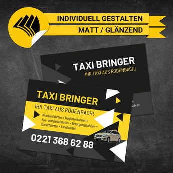 Visitenkarten Taxi - Lukas