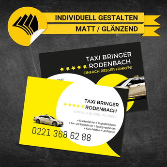Visitenkarten Taxi - Mareike