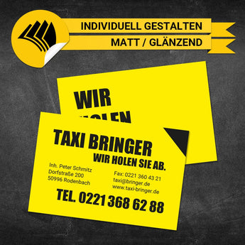 Visitenkarten Taxi - Marius
