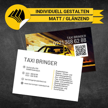 Visitenkarten Taxi - Max