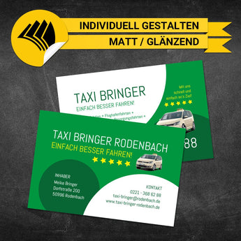 Visitenkarten Taxi - Meike