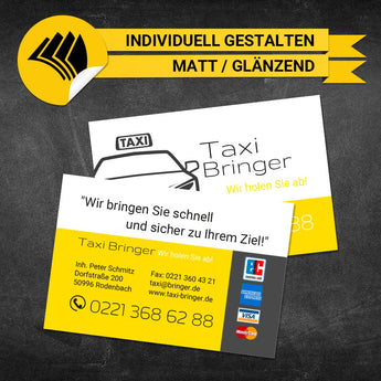 Visitenkarten Taxi - Nils