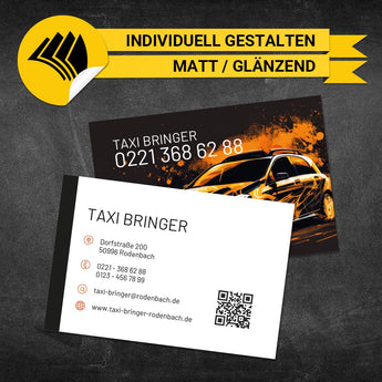 Visitenkarten Taxi - Nora