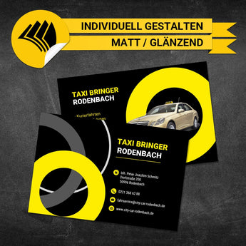 Visitenkarten Taxi - Oskar