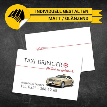Visitenkarten Taxi - Vera