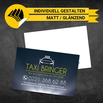 Visitenkarten Taxi - Viktor