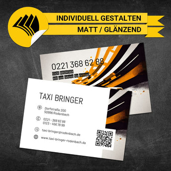 Visitenkarten Taxi - William