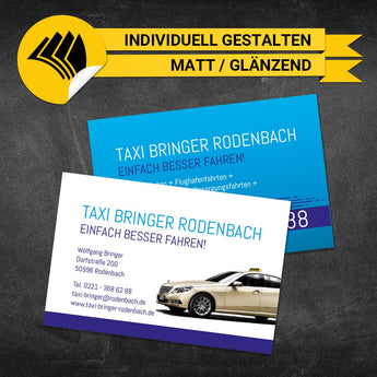 Visitenkarten Taxi - Wolfgang