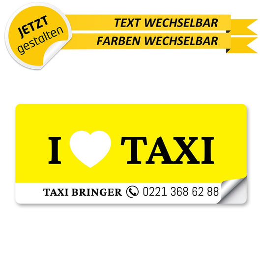 Werbeschild Taxi Groß - Charlie