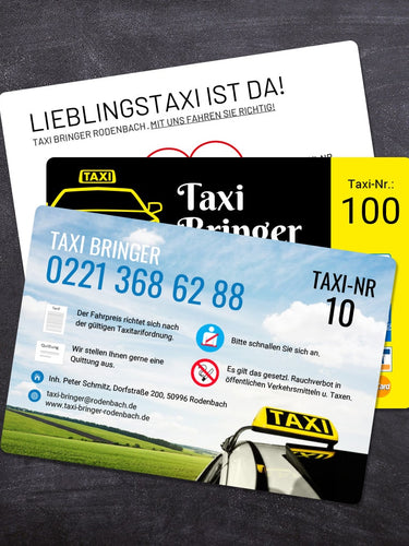 Betriebssitz-Schilder Taxi