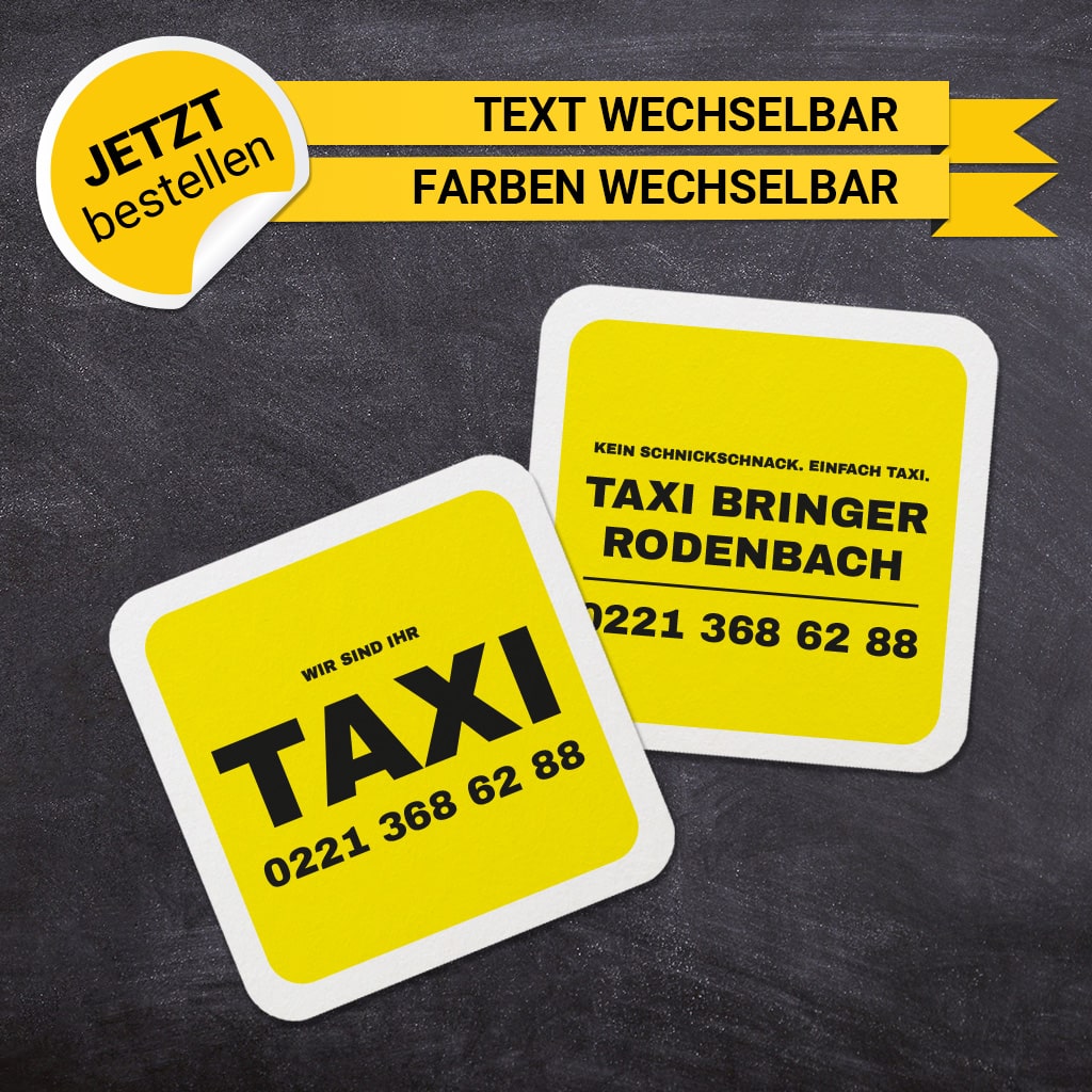 Bierdeckel Taxi - Mario