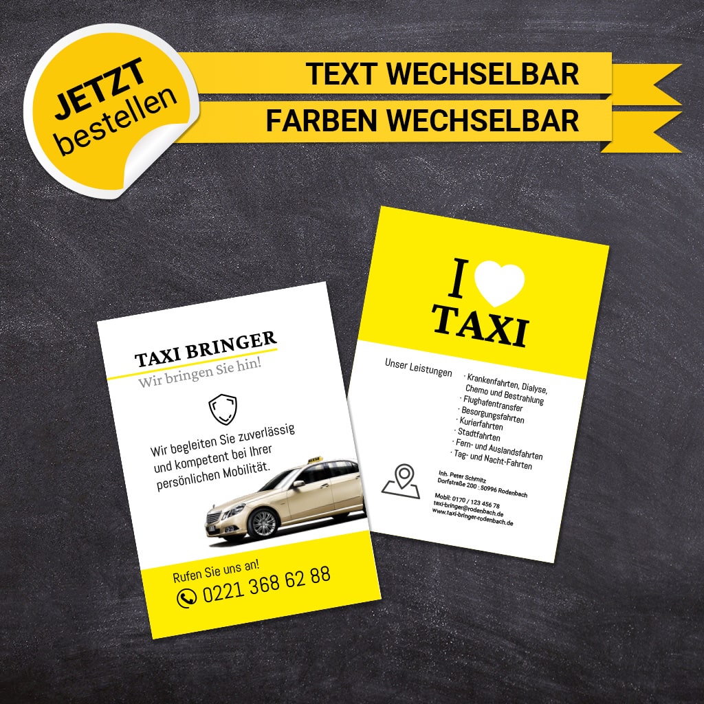 Flyer Taxi DIN A6 - Charlie