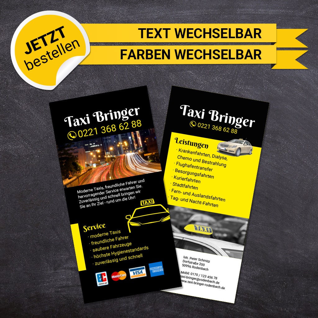 Flyer Taxi DIN Lang - Feodor