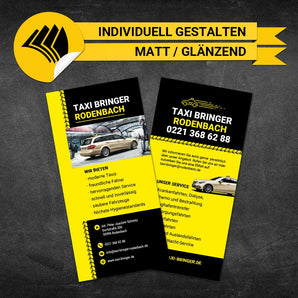 Flyer Taxi DIN Lang - Frederick