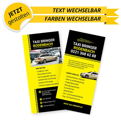 Flyer Taxi DIN Lang - Frederick (Rückseite)